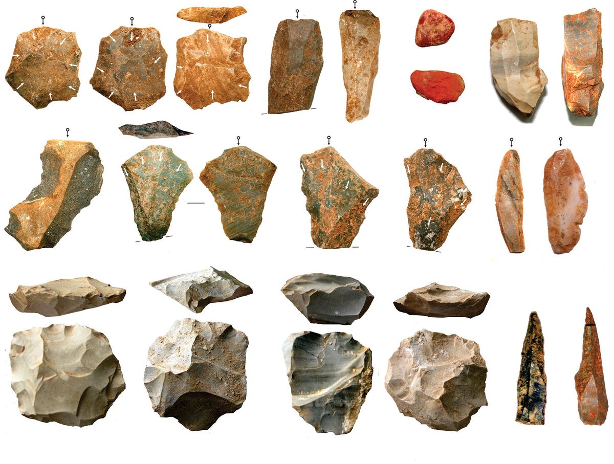Onderzoekers beschrijven een grote verzameling stenen artefacten van archeologische opgravingen in Dhaba in de Sonvallei in India Ze vonden dat de stenen werktuigen van circa 80000 jaar geleden tot het archeologisch erfgoed behoren wat suggereert dat de lokale bevolkingsgroepen de uitbarsting van de Toba ongeveer 74000 jaar geleden hebben overleefd