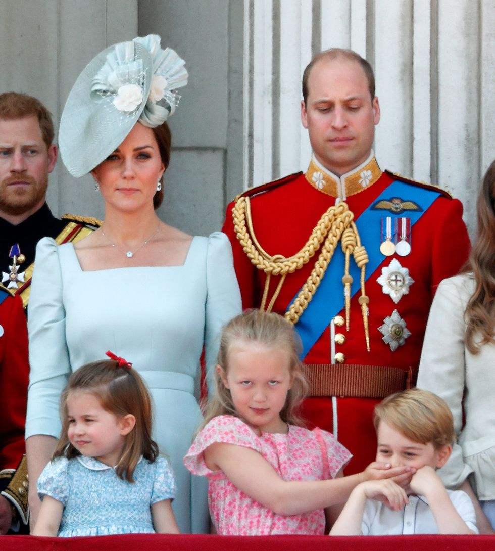 喬治王子,夏綠蒂公主,凱特王妃,威廉王子英國女王,伊莉莎白二世,生日,閱兵
