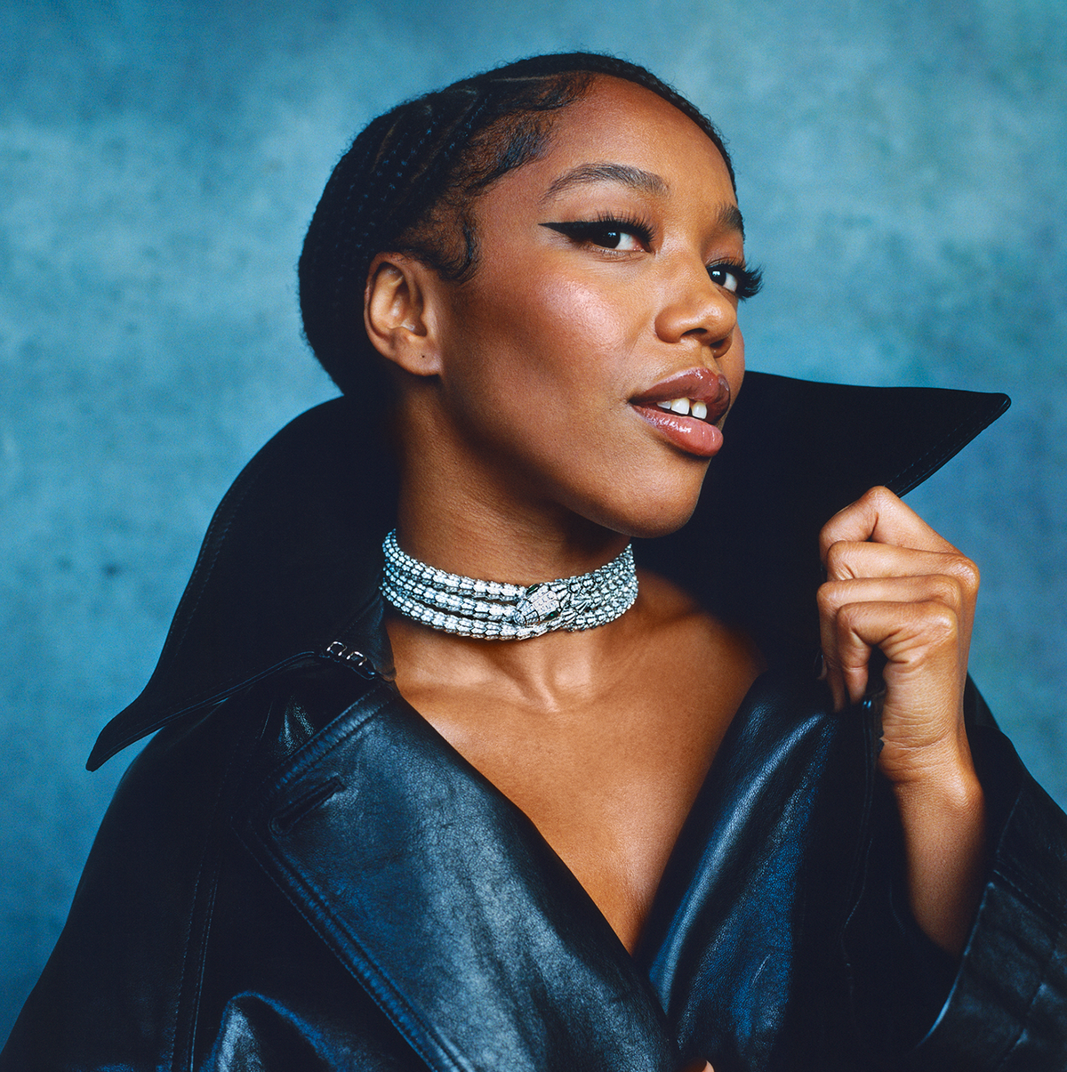 Naomi Ackie on “Blink Twice” and the Fame Game naomi ackie harpers bazaar september 2024 icons