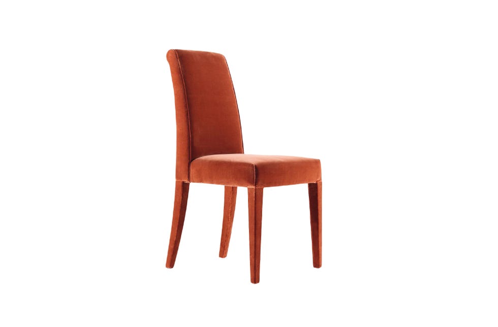 Chair, Furniture, Orange, Tan, Leather, Wood, Beige, Plywood, 