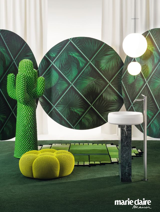 Green, Table, Design, Furniture, Room, Interior design, Tree, Architecture, Plant, Chair, 
