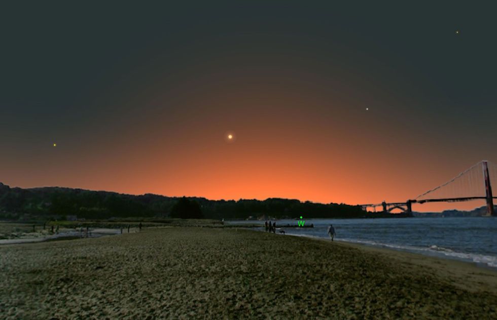Op 26 februari zal Mercurius het verst van de zon af staan en dus gemakkelijker aan de avondhemel te spotten zijn