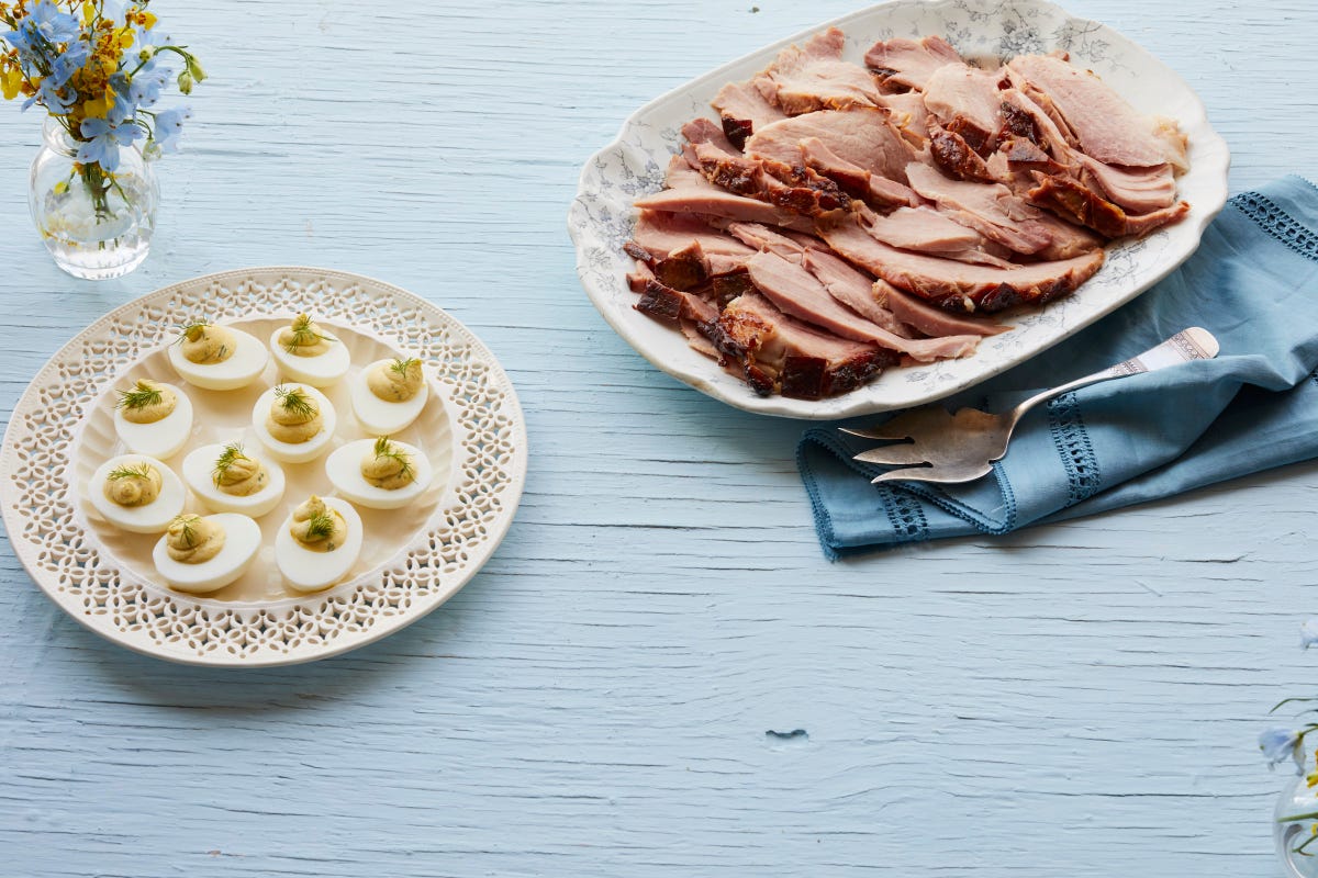 Whipped Deviled Eggs with Dill