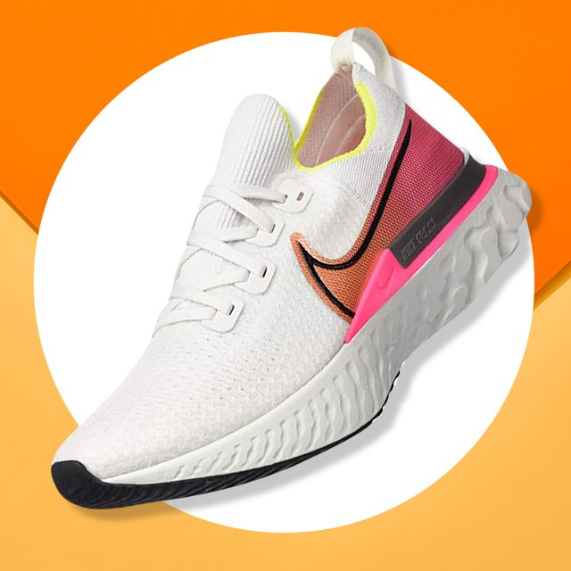 Summer Knit Sneakers Woman Brand Design Trainer Shoes Ladies Breathable  Flat Gym Sport Footwear Pink Orange Color