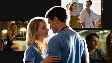 collage of couples and individuals in various social settings featuring interactions and emotional connections