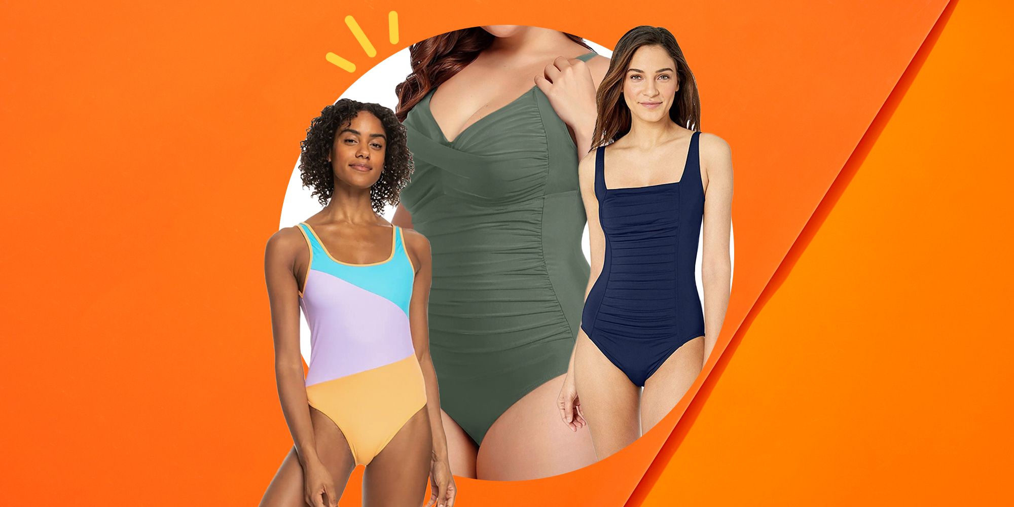 Women Sexy Bathing Suit - Shiny Backless One-piece Swimwear and T-shirt