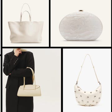 collection of white handbags displayed in a grid layout collection of white handbags displayed in a grid layout