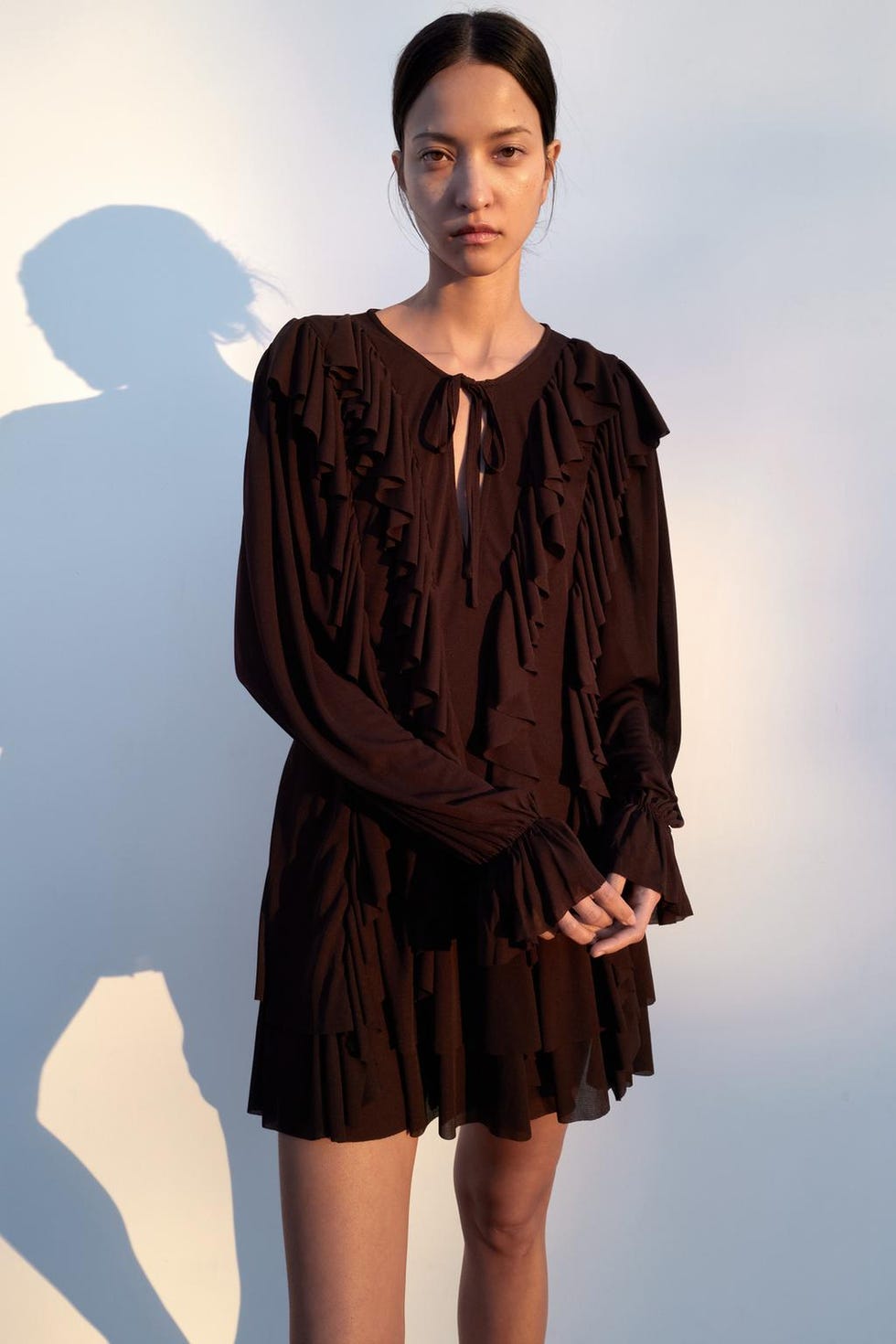 vestido boho de zara