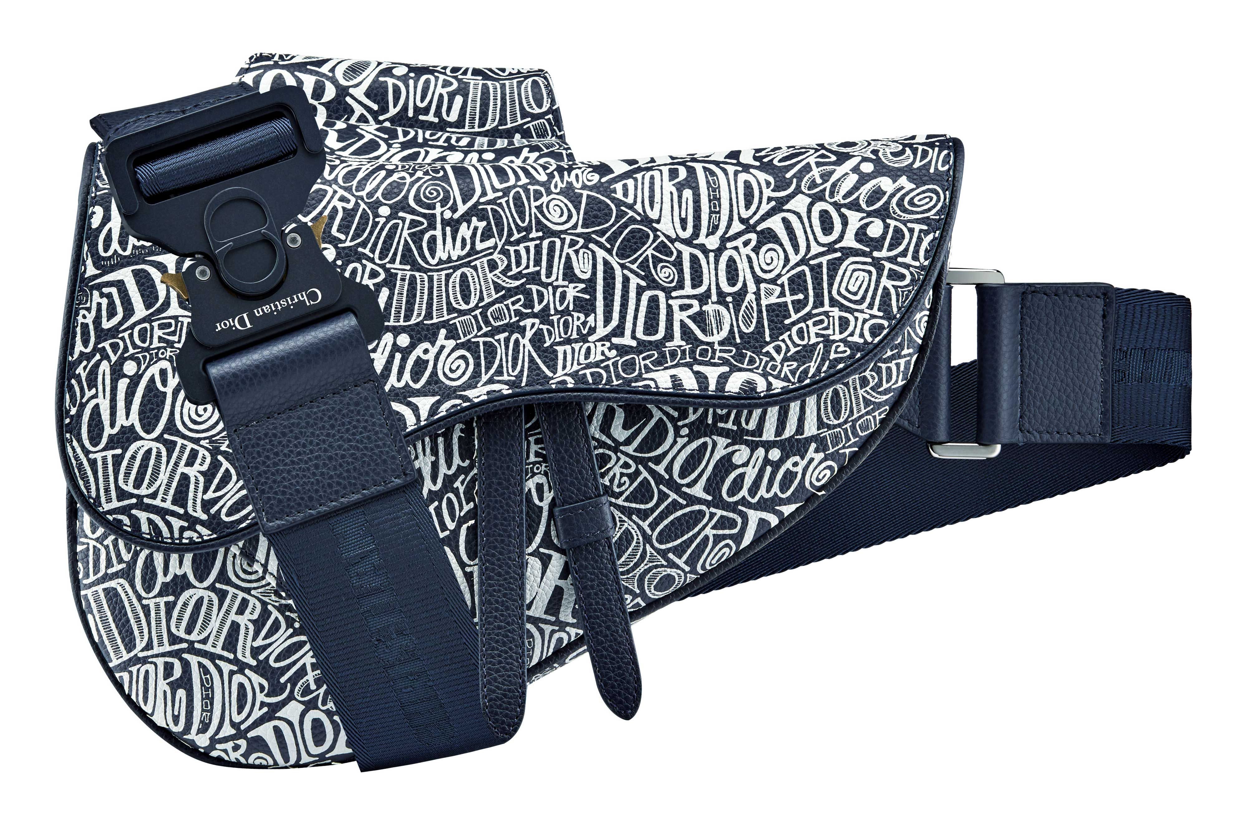 Dior - ディオール Dior ロゴ オブリーク 03Z0002A0359 STUSSY ステューシー コラボ フリンジ ひざかけ 毛布 ブランケット ウール ネイビー Dior - ディオール Dior ロゴ オブリーク 03Z0002A0359 STUSSY