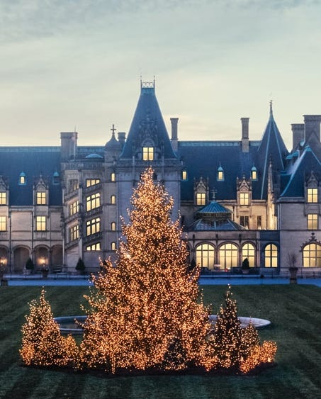 best christmas towns biltmore