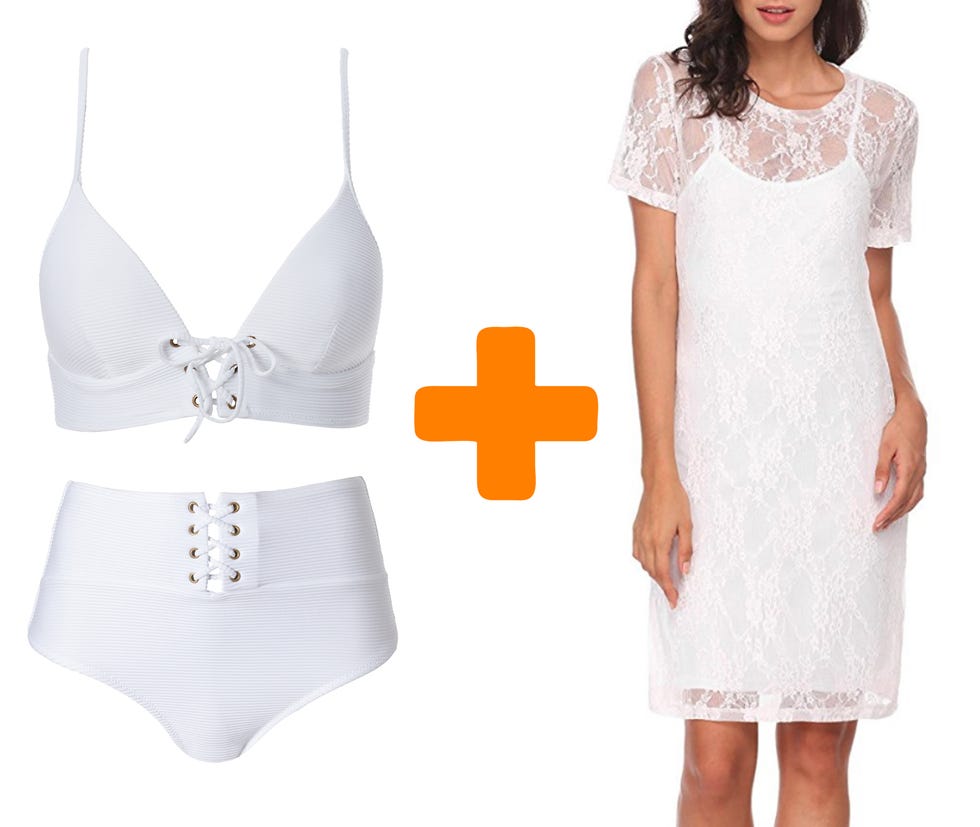 I costumi da bagno non li indossi solo al mare, ma puoi creare look fantastici lontano da onde e lettini: per ogni bikini lovers scegli il bianco o un costume intero bianco da abbinare a completi eleganti, minigonne e abiti sexy.