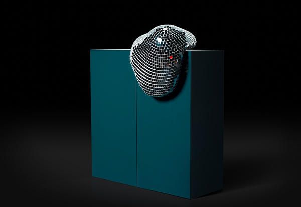 Product, Turquoise, Audio equipment, Design, Font, Technology, Microphone, Cylinder, 