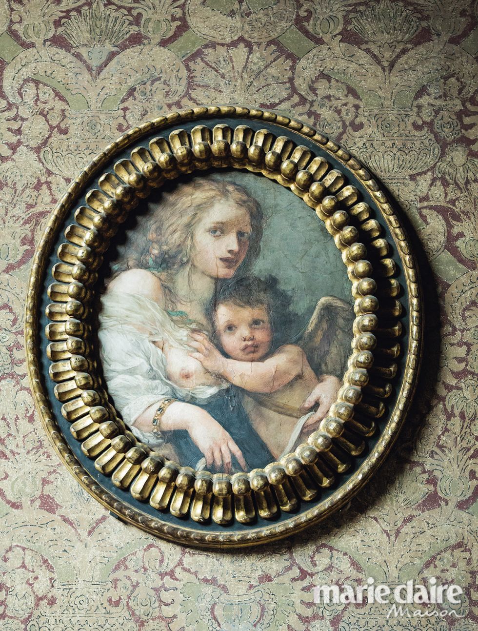 Picture frame, Oval, Art, 