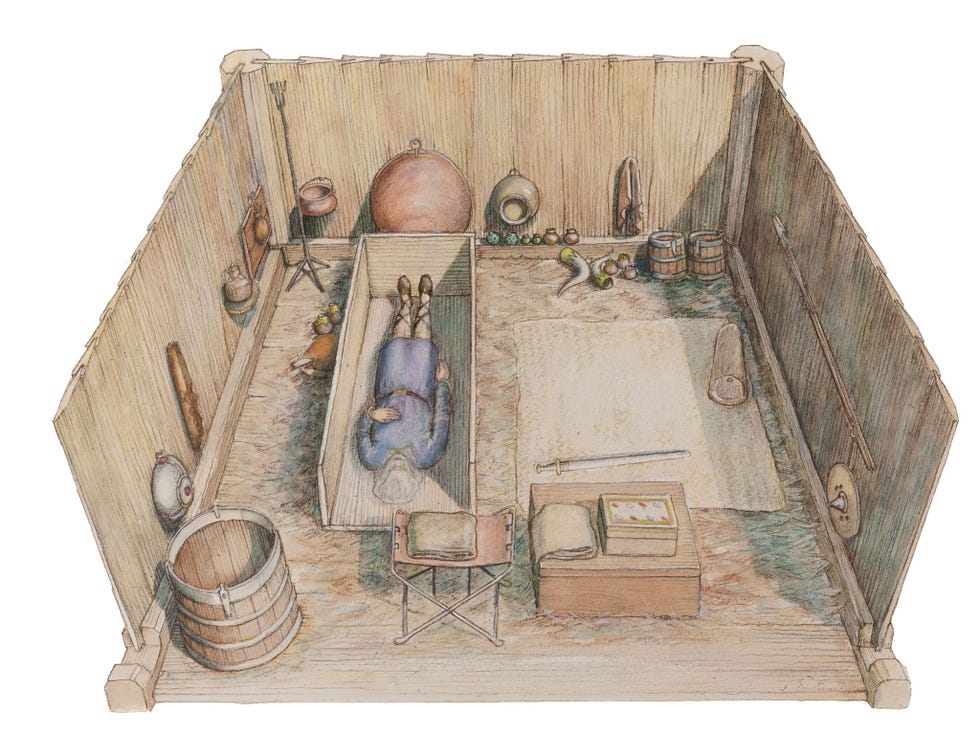 Na ruim tien jaar van minutieus onderzoek hebben archeologen de grafkamer van Prittlewell in detail weten te reconstrueren