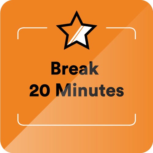 break 20 minutes