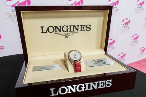 longines kentucky oaks prize for elegance fashion contest, friday, may 6, 2022, at churchill downs in louisville, ky  longines, the swiss watch manufacturer known for its luxury timepieces, is the official watch and timekeeper of the 148th kentucky derby diane bondareffap images for longines