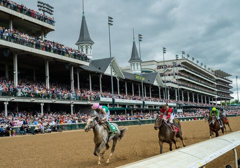 atmosphere at the 148th kentucky derby, saturday, may 7, 2022, at churchill downs in louisville, ky  longines, the swiss watch manufacturer known for its luxury timepieces, is the official watch and timekeeper of the 148th annual kentucky derby  diane bondareffap images for longines