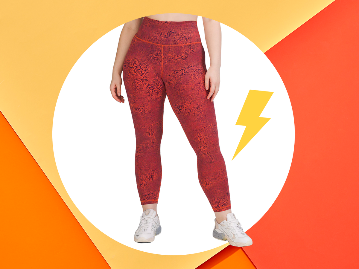 lululemon athletica, Pants & Jumpsuits, Lululemon Wunder Luon Snakeskin  Print Red Leggings Size 4