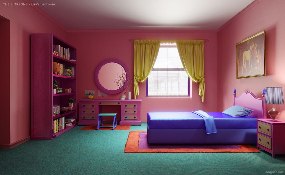Lisa Simpson's bedroom