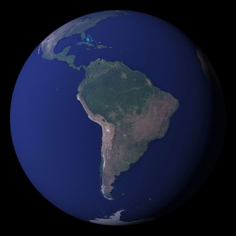 Dit beeld is onderdeel van NASAs Blue Marble de volgende generatie een fotoserie van de aarde samengesteld met gegevens uit 2004