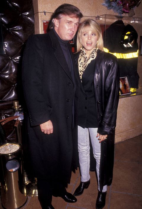 donald trump and marla maples during donald trump and marla maples sighting   december 10, 1991 at planet hollywood in new york city, new york, united states photo by ron galella, ltdron galella collection via getty images
