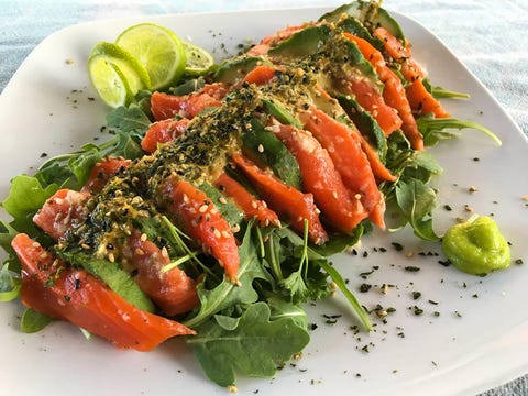 ensaladas de salmón