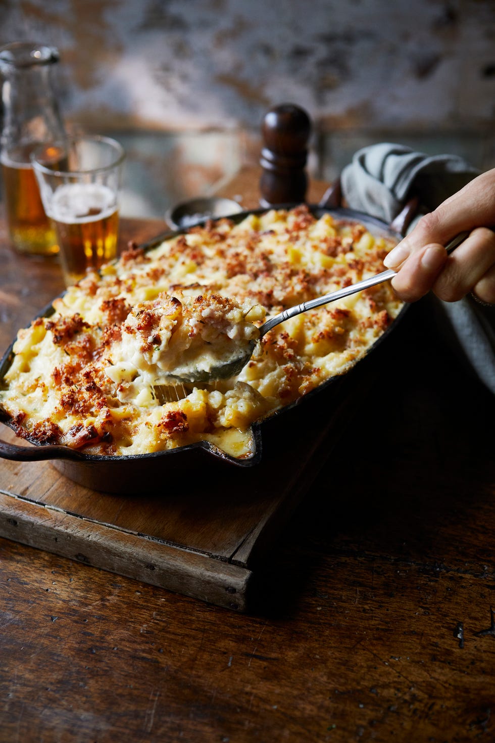 homemade macaroni cheese