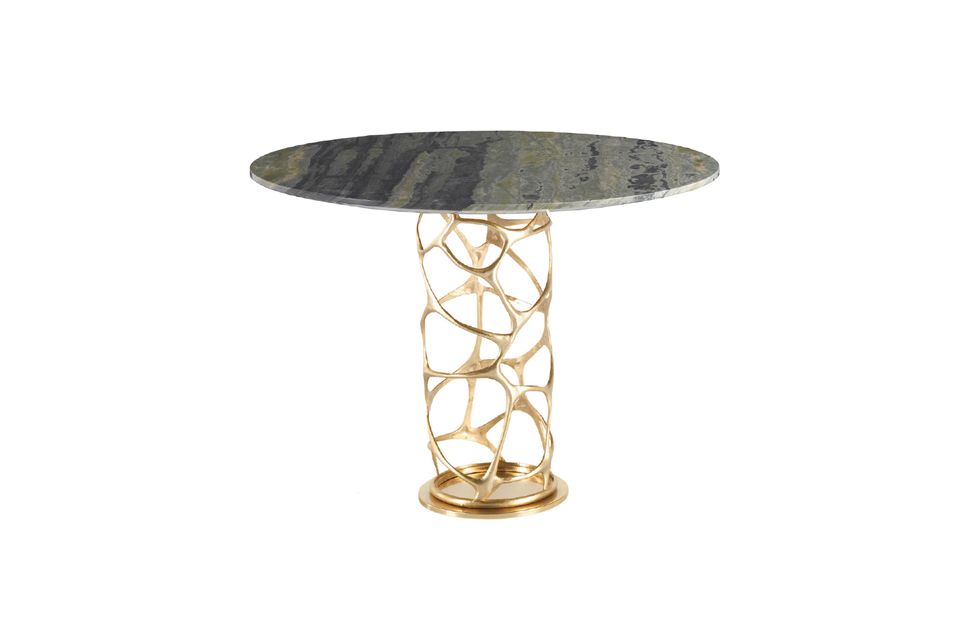 Table, Furniture, Coffee table, Metal, Stool, Brass, Oval, Glass, End table, 
