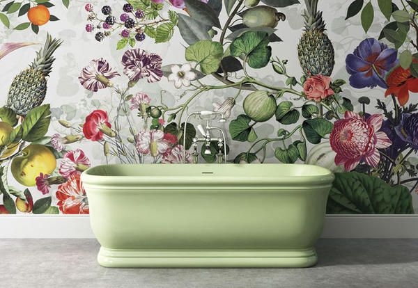 Green, Flowerpot, Wall, Plant, Houseplant, Flower, Wallpaper, Room, Ceramic, Herb, 