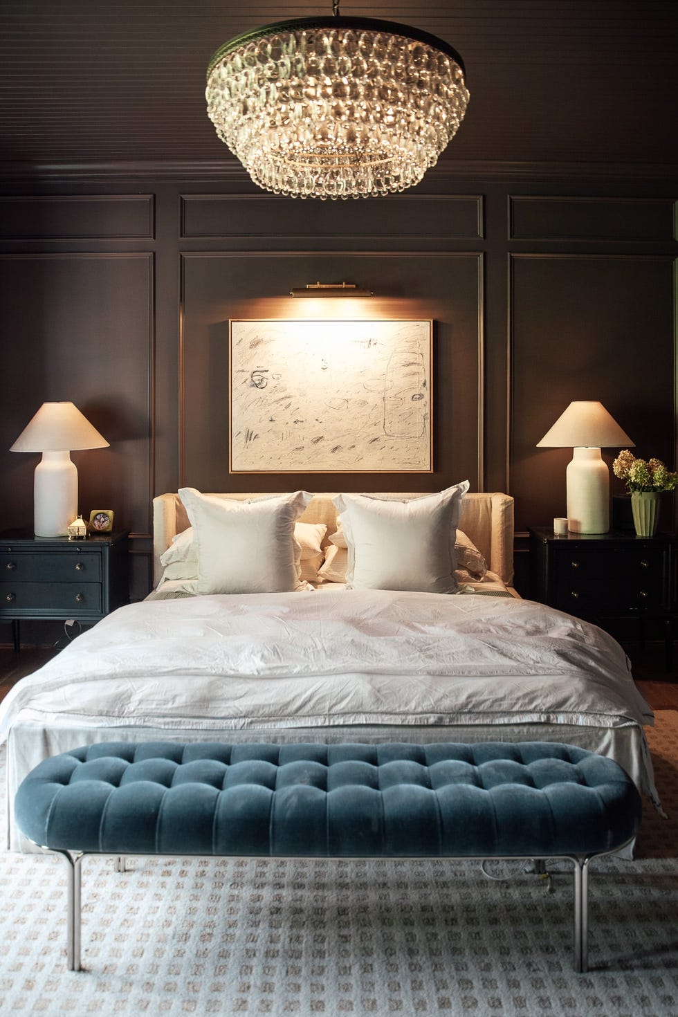 dark moody bedroom