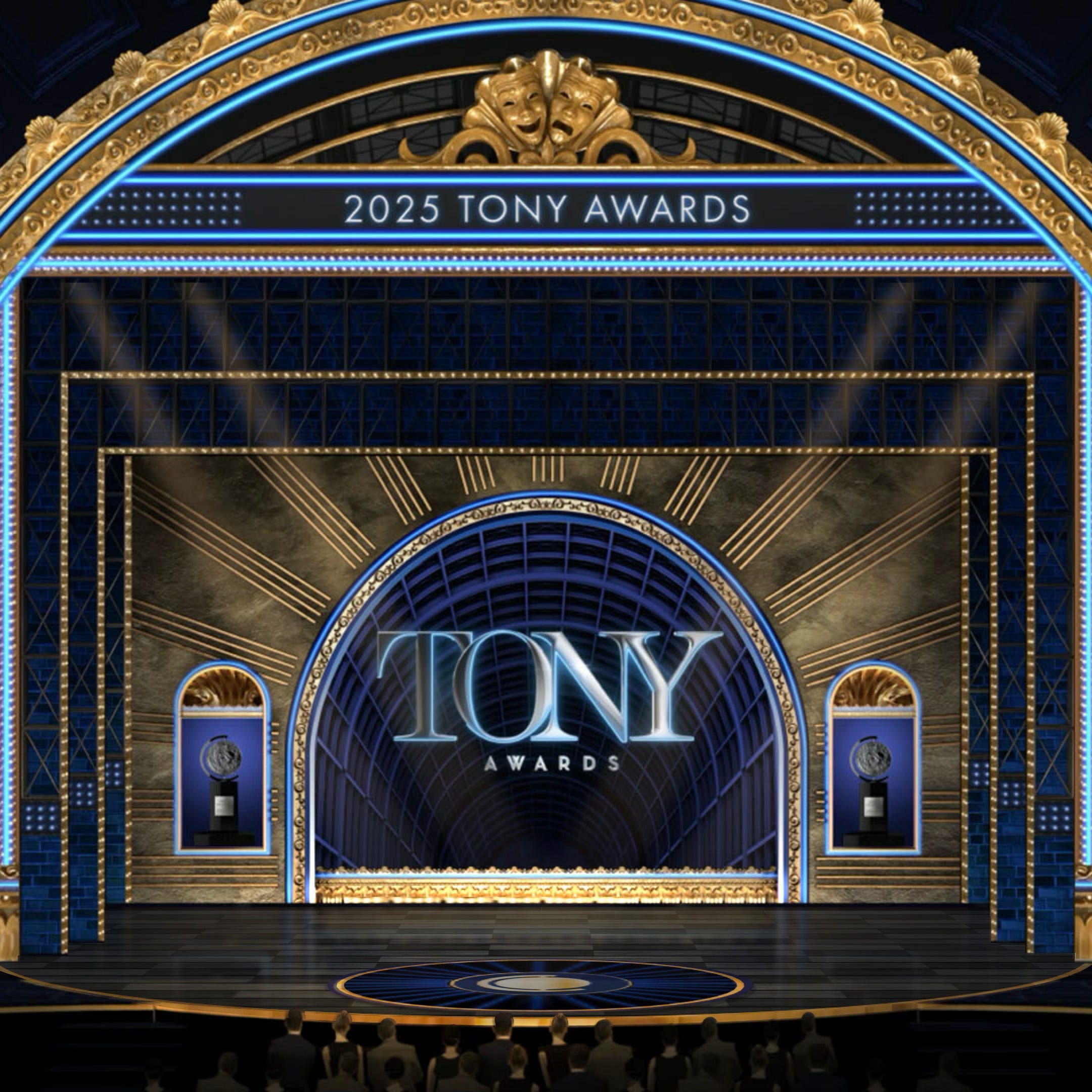 An ELLE Decor Exclusive First Look at the Set for The Tony Awards