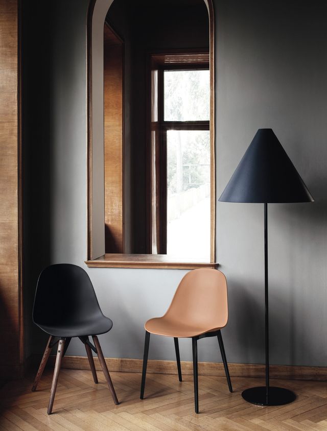 Furniture, Lighting, Room, Table, Chair, Lamp, Interior design, Light fixture, Design, Material property, 