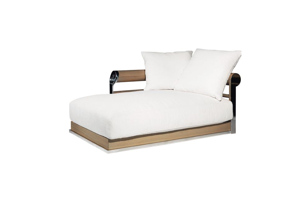 Furniture, Chaise longue, Bed, studio couch, Chair, Beige, Sofa bed, Couch, Bed frame, Mattress, 