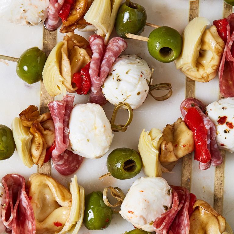 Antipasto Skewers (The Perfect Appetizer)- Kathryn's Kitchen
