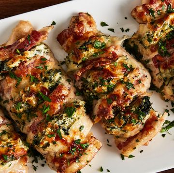 Bacon and Spinach Stuffed Chicken - Delish.com
