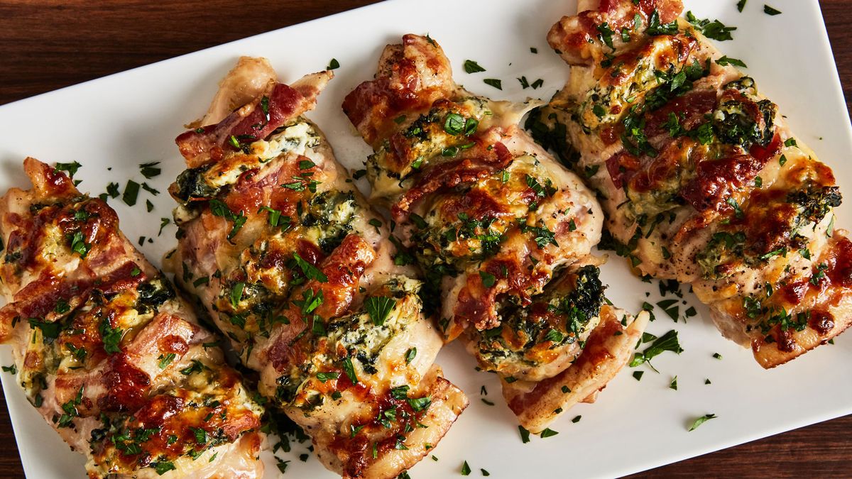 preview for Bacon & Spinach Stuffed Chicken Is An Amazing Weeknight Meal