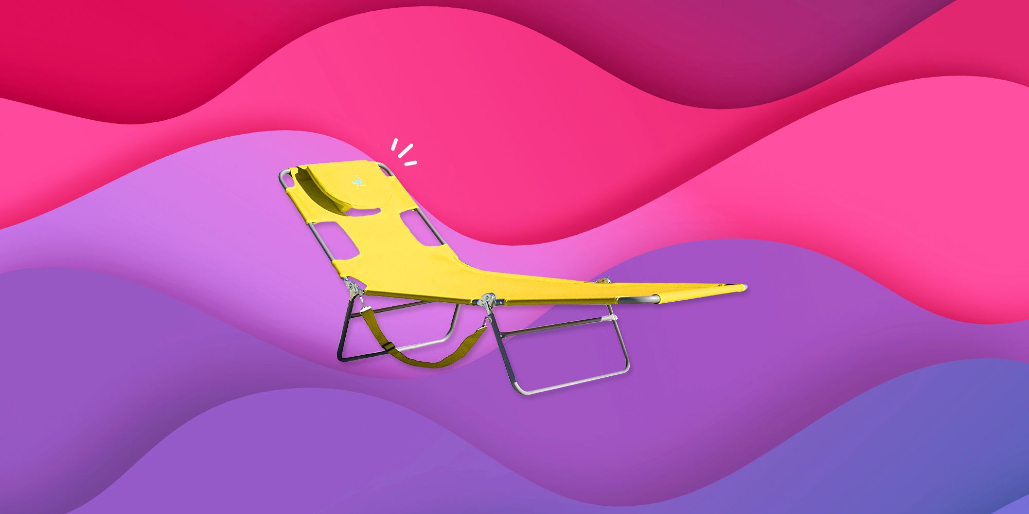 Lounge chair with online head hole