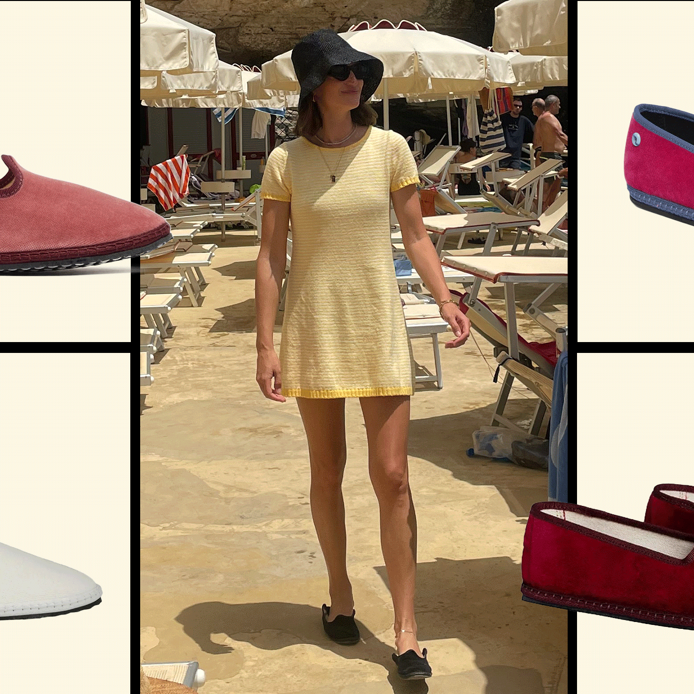 Hear Me Out: The Best Beach Shoe Is a Velvet Slipper
