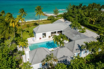 charming lyford cay beachfront home