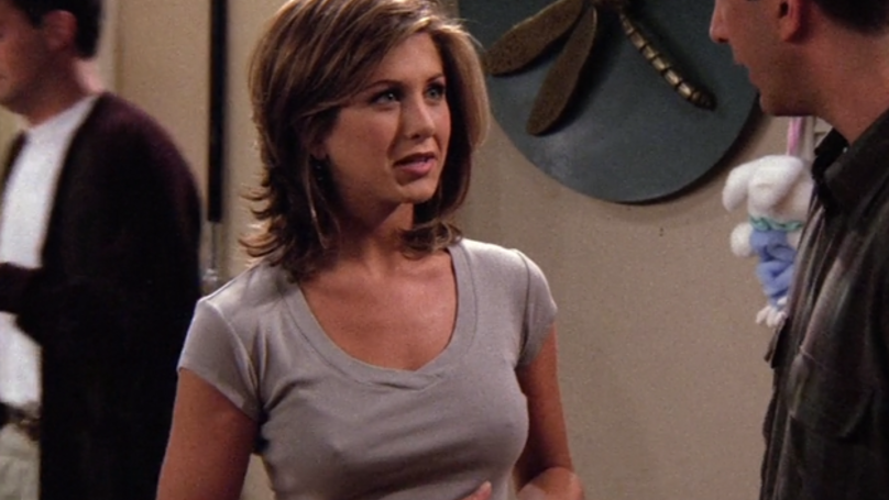 Jennifer Aniston Got Very Real About Her Nipples Constantly Showing on  Friends