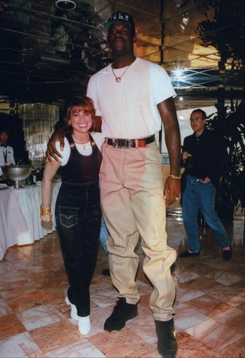 singer paula abdul  orlando magic basketball player shaquille o'neal posing at opening of planet hollywood  photo by albert ferreiradmithe life picture collection via getty images
