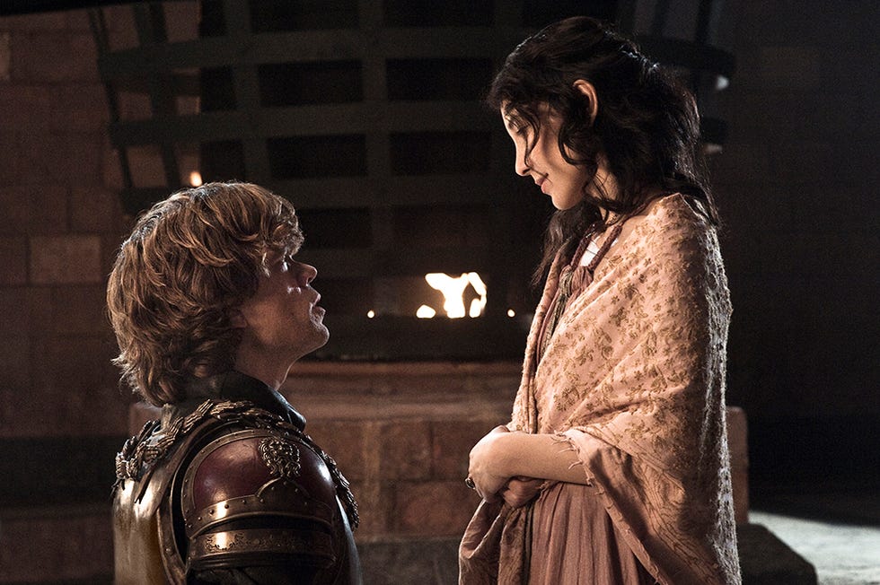 peter dinklage as tyrion lannister,sibel kekilli as shae