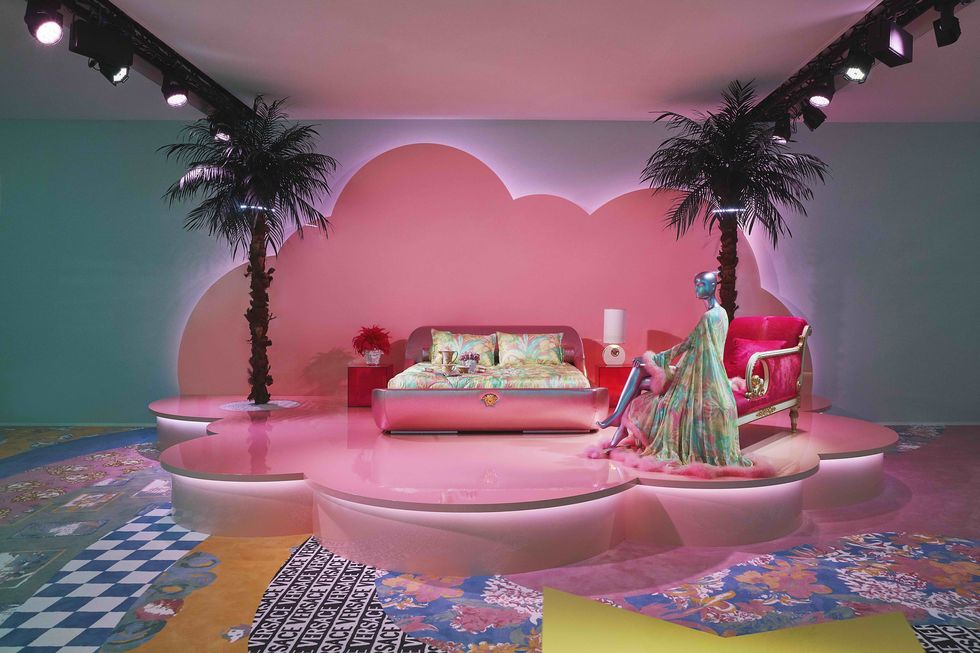 Versace Home Goes Red At Milan Design Week 2022