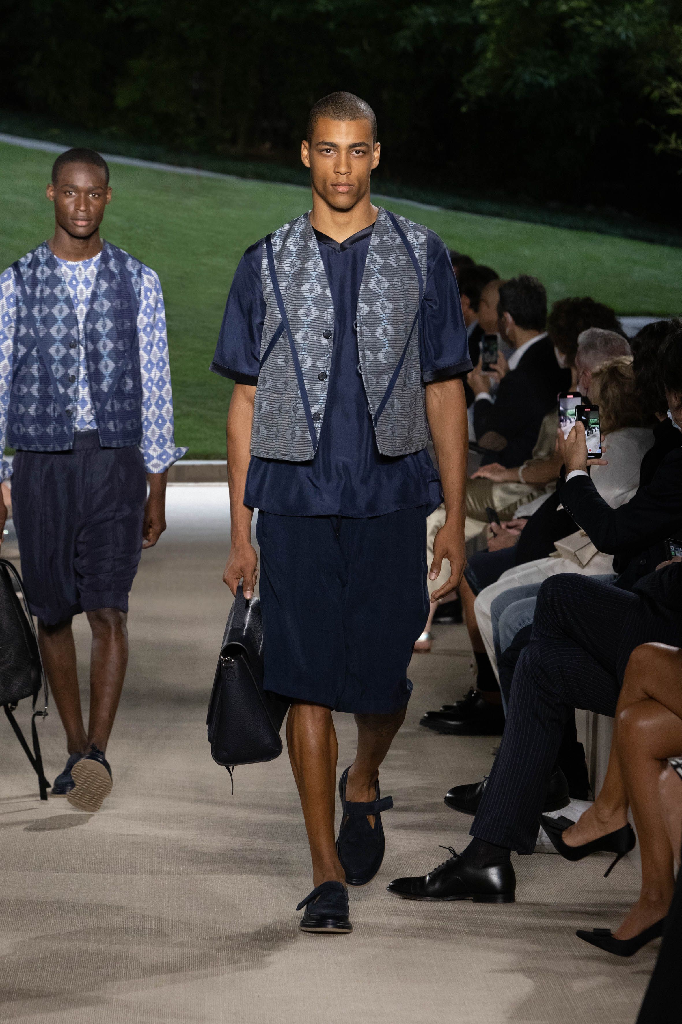 Louis Vuitton Tie Dye Shorts France Blue Men's - SS22 - US