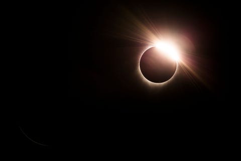 Terwijl fotografen bij opnamen van gedeeltelijke verduisteringsfases een zonnefilter op hun camera moeten gebruiken kunnen ze een totale eclips veilig met een ongefilterde telelens vastleggen