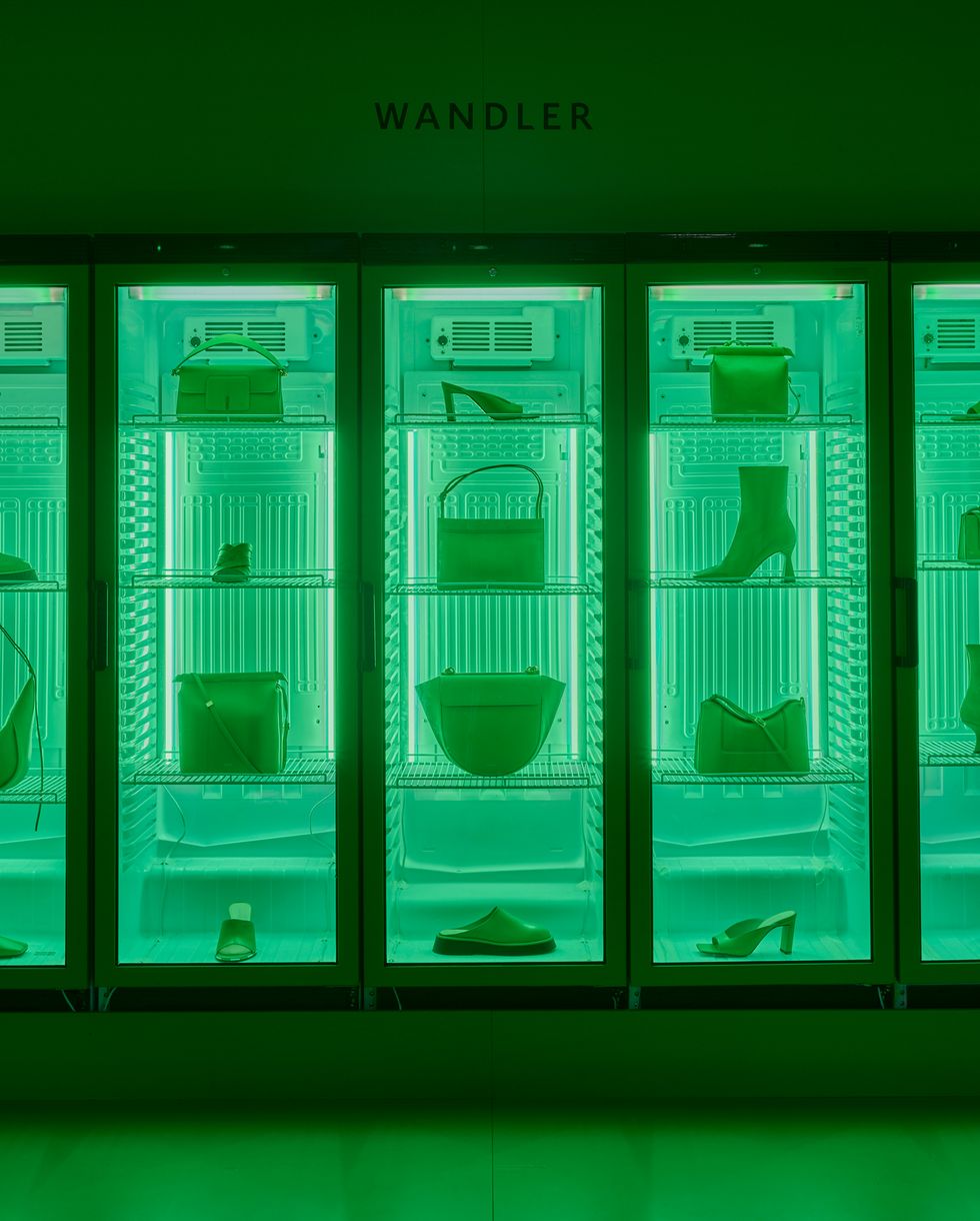 wandler amsterdam fashion week installation green art