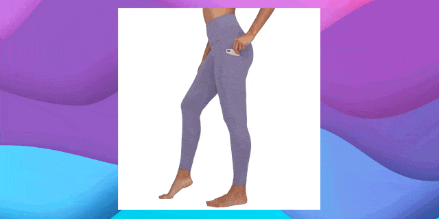 Yogalicious Lux Womens Leggings Yoga Pants Size Small Purple Compression