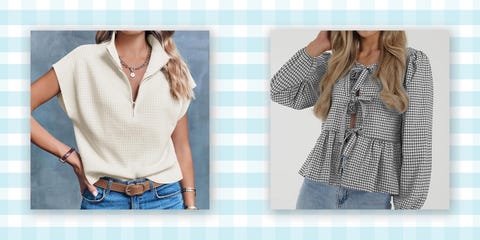 amazon transitional blouses