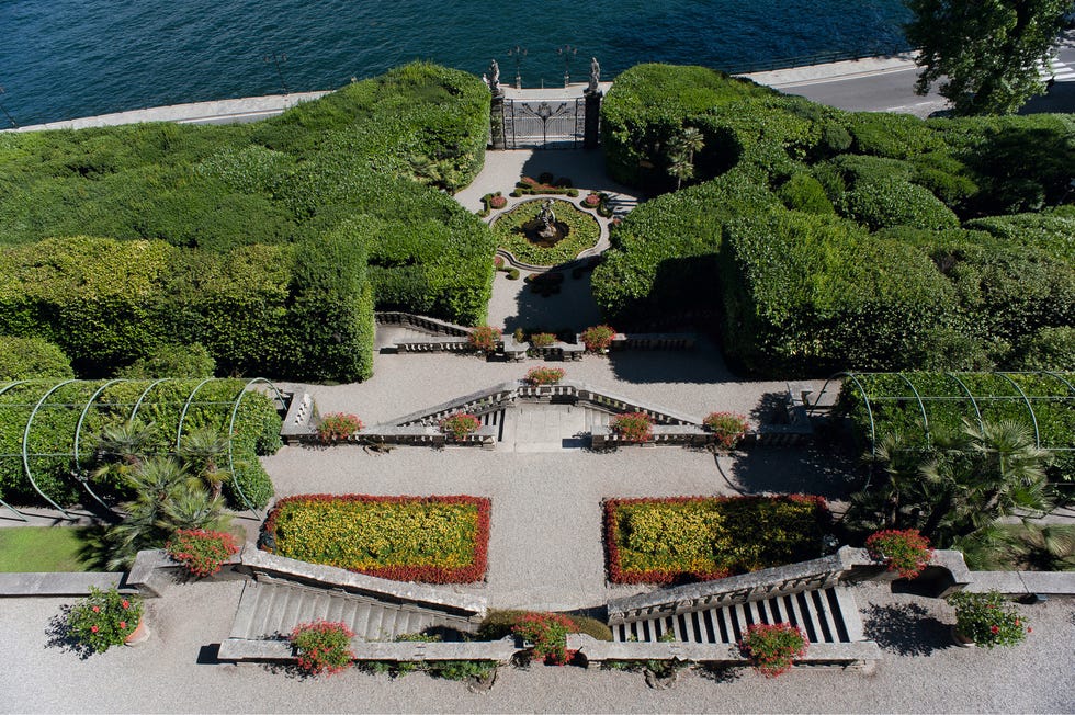 Hillside Garden Of Villa Carlotta