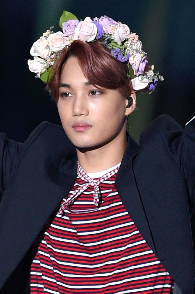 kai of exo attends '2015 asia song festival' at busan asiad main stadium on october 11th in busan, south koreaphotoosen
